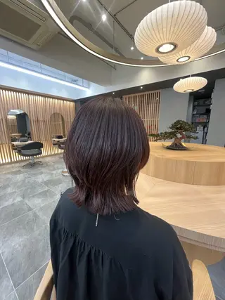 ミディアム 銀座REFINED Ayanoのヘアスタイル