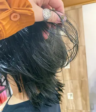 ミディアム カラー パーマ指名No1 /namiのヘアスタイル