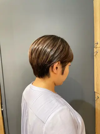 ショート 中島 真里奈のヘアスタイル