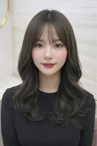 ミディアム カラー 🏹あみ🏹艶髪 /オリーブカラー‪のヘアスタイル