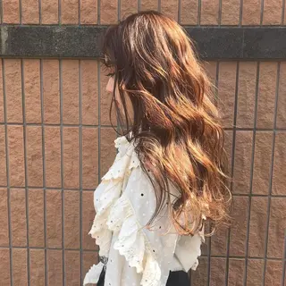 ロング カラー レイヤー/顔周り /AKARIのヘアスタイル