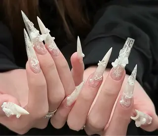 ネイル 長さだし専門 ありさのネイルデザイン