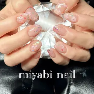 ネイル miyabi nail 桂川駅近くのネイルデザイン