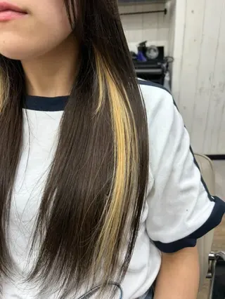 ロング パーマ/艶カラー/ Rukiaのヘアスタイル