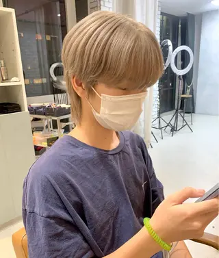 ショート カラー メンズ 大阪韓国ヘア 🦋RINKAのヘアスタイル