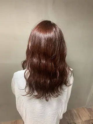 ミディアム カラー GO TODAY  SHAIR SALON 梅田NU茶屋町店所属・田中成美/レイヤー カット/透明感カラーのヘアスタイル