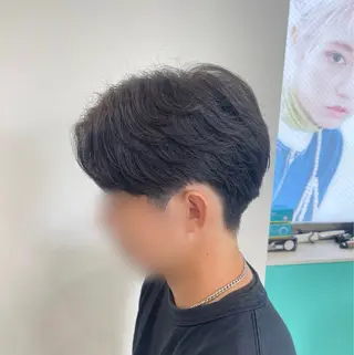 メンズ mana/メンズ/ ヘアセット/ブリーチのヘアスタイル