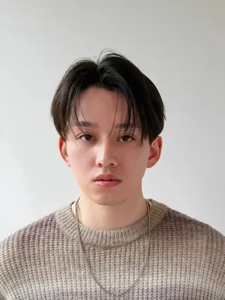 ミディアム パーマ メンズ ニュアンスパーマ/ フェザーパーマ/平木のヘアスタイル