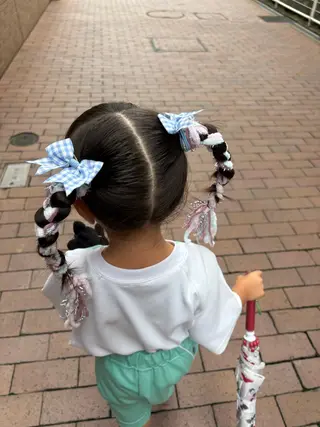 キッズ liage越谷店所属・liage ܀ꕤ୭* ちばかつら𖦞のヘアスタイル