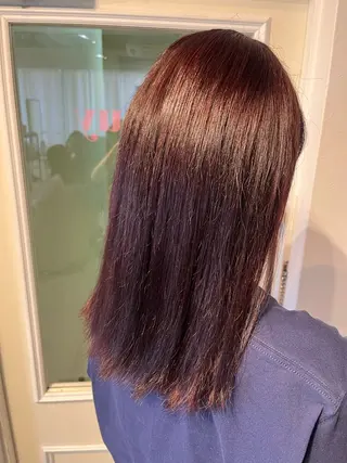ミディアム カラー annuy aoiのヘアスタイル