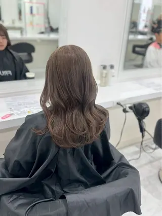 ミディアム カラー ミルクティーベージュ /HIROMU🧋のヘアスタイル