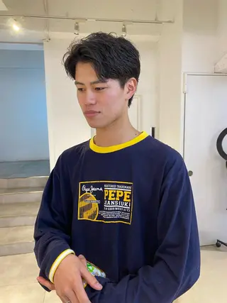 パーマ メンズ 新宿【メンズパーマ】 塩澤太一のヘアスタイル