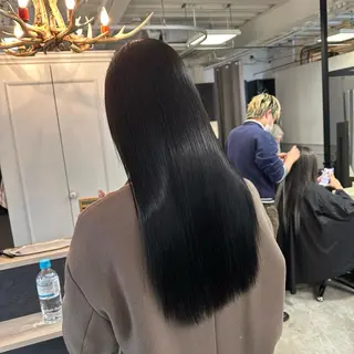 ロング カラー CALAMARI所属・【渋谷で人気】艶髪× 髪質改善/ツヤカラーのヘアスタイル