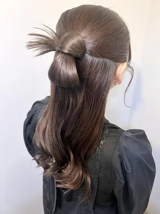 ヘアアレンジ 🤍ヘアセット.ヘア アレンジ湯山詩織🤍のヘアスタイル