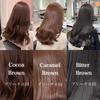 ロング カラー 愛され暖色♥️モテ 艶髪♥️りなのヘアスタイル