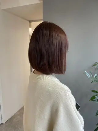 ショート soyon心斎橋所属・♡透明感/艶カラー/ M a I ♡のヘアスタイル