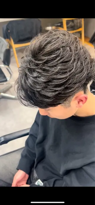 パーマ メンズ パーマ特化🔥 ワタベリョウマのヘアスタイル