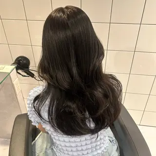 ロング カラー 表参道/透明感カラー /暗髪/ジュキヤのヘアスタイル