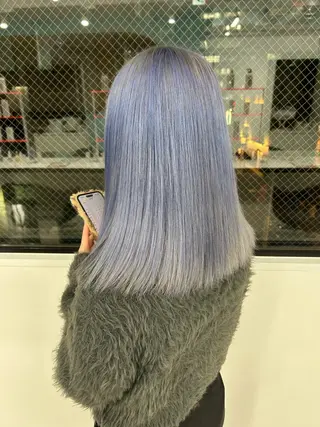 ロング カラー エフェクトブリーチ／ レイヤーカット／翔のヘアスタイル