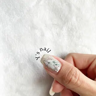 ネイル 手書きが得意🖌️ Y’s  nailのネイルデザイン