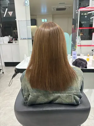 セミロング Wカラー/暖色/べ ージュりく©︎🐝のヘアスタイル