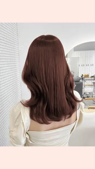 セミロング カラー ミディアムヘア Chifumiのヘアスタイル