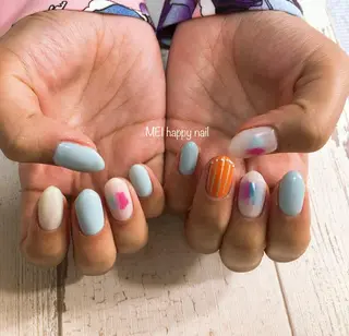 ネイル 北浦和 自爪育成ケアのネイルデザイン