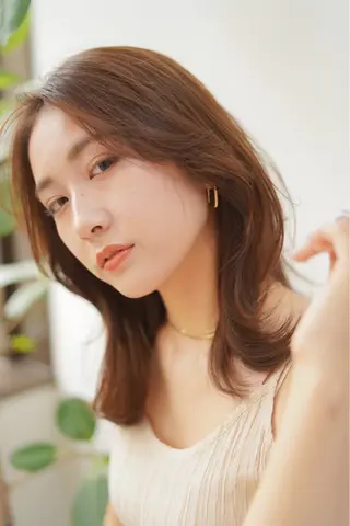 ミディアム カラー 骨格診断🍒似合わせ ヘア🍒宮澤瑞穂のヘアスタイル