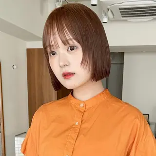 ショート 銀座/艶カラー/ ボブ/本田 聖のヘアスタイル