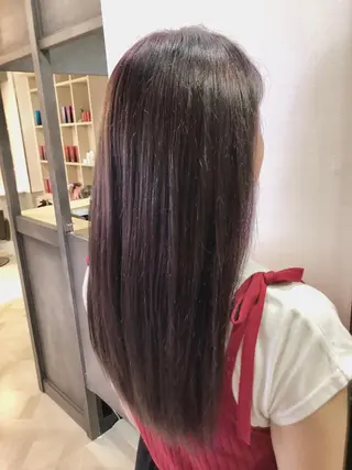 ロング カラー 💛ムラ修正ブリーチ 💛YUUのヘアスタイル