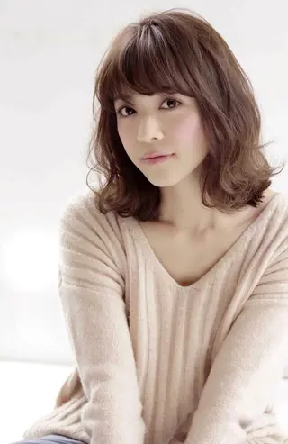 ミディアム カラー EMANONシェアサロン心斎橋店所属・韓国メンズヘア　ミル クティボブ　足立佳代のヘアスタイル