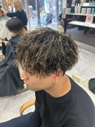 ショート パーマ メンズ メンズパーマ 💈後閑和真💈のヘアスタイル