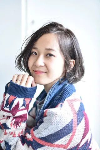 ショート カラー みずの ゆきなのヘアスタイル