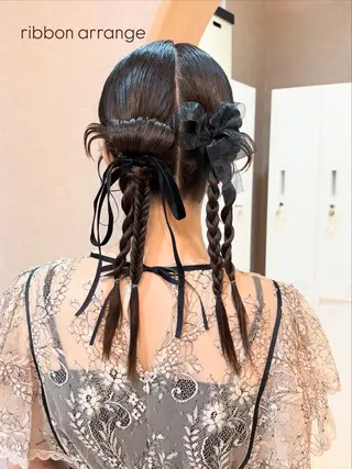 ヘアアレンジ 似合わせ/透明感 /レイヤー/りほ🤍のヘアスタイル