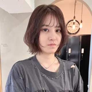 ミディアム カラー ボブ/レイヤー 🌟梅田盛一🌟のヘアスタイル