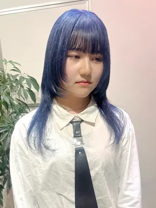 ロング カラー あ あのヘアスタイル