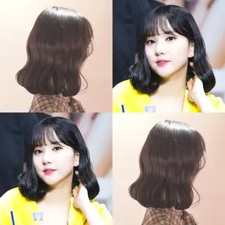 ミディアム カラー ヘアアレンジ As hair所属・柔らか垢抜けｶﾗｰと ｶｯﾄ🫧ASUKAのヘアスタイル