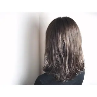 ミディアム カラー パーマ ショート/レイヤー なら石井知希のヘアスタイル