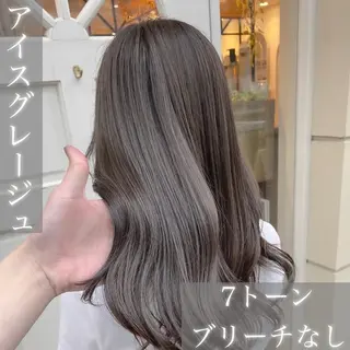 セミロング カラー 🇰🇷韓国レイヤー 錦糸町【北山謙三】のヘアスタイル