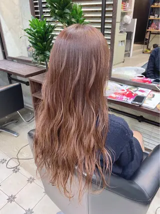 ロング カラー 韓国ヘア☁️ mitsukiのヘアスタイル