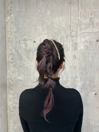 ロング era所属・azumi/ボブ/暖 色/オリーブ/縮毛のヘアスタイル