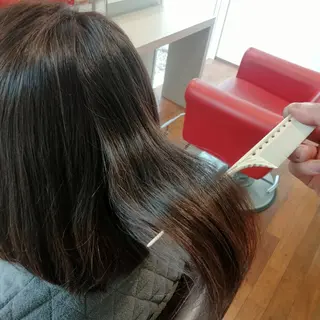 ミディアム EARTH 浜松志都呂店所属・髪質改善×カラー🌈 ふたばのヘアスタイル