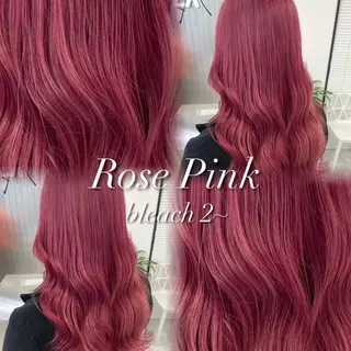 ロング カラー ヘアアレンジ 韓国レイヤーカット /韓国トレンドカラーのヘアスタイル