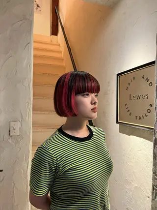 ミディアム Lewes所属・Lewes リョウのヘアスタイル