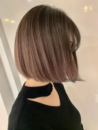 ショート カラー 無料カットモデル募集 スタイリスト石井大夢のヘアスタイル