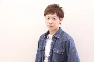 ショート カラー パーマ メンズ HAIRSILVA徳間店所属・石倉 真のヘアスタイル