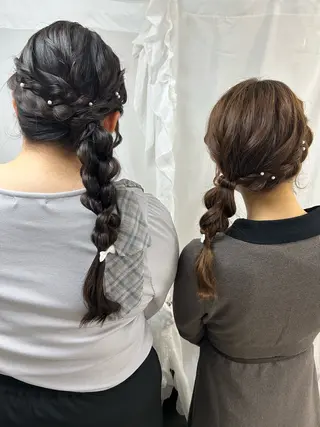 ヘアアレンジ へアセット/心斎橋 支持率No.1✨🌈のヘアスタイル