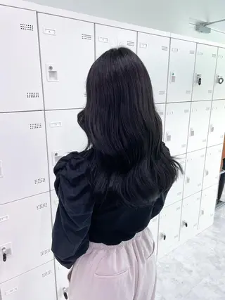 セミロング カラー ヘアアレンジ Ella所属・nana【艶髪】/ レイヤー/縮毛矯正のヘアスタイル