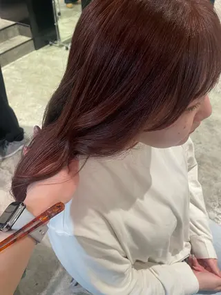 ロング カラー ALBUM銀座‪‪ RURUKA‪‪❤︎のヘアスタイル