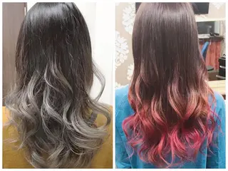 ロング カラー ヤナ マネージャーのヘアスタイル